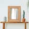 Hello Honey® 25.5" Handwoven Rattan Rectangle Wall Mirror